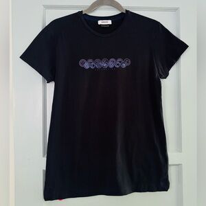 Women's Y2K Versace Collection Tshirt in black size Medium